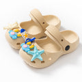Kids' clogs - summer girls' indoor/outdoor non-slip soft sole princess baby cartoon cute slippers