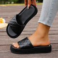 new arrivalplus sizethick sole sandals and slippers one-shaped slip-on plaidexportcasualsummeroutwear slippers wholesale