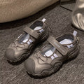 Mesh ugly cute flats women's 2026 summer new thick solecut out women's shoes thin breathable casual sports shoes sandals