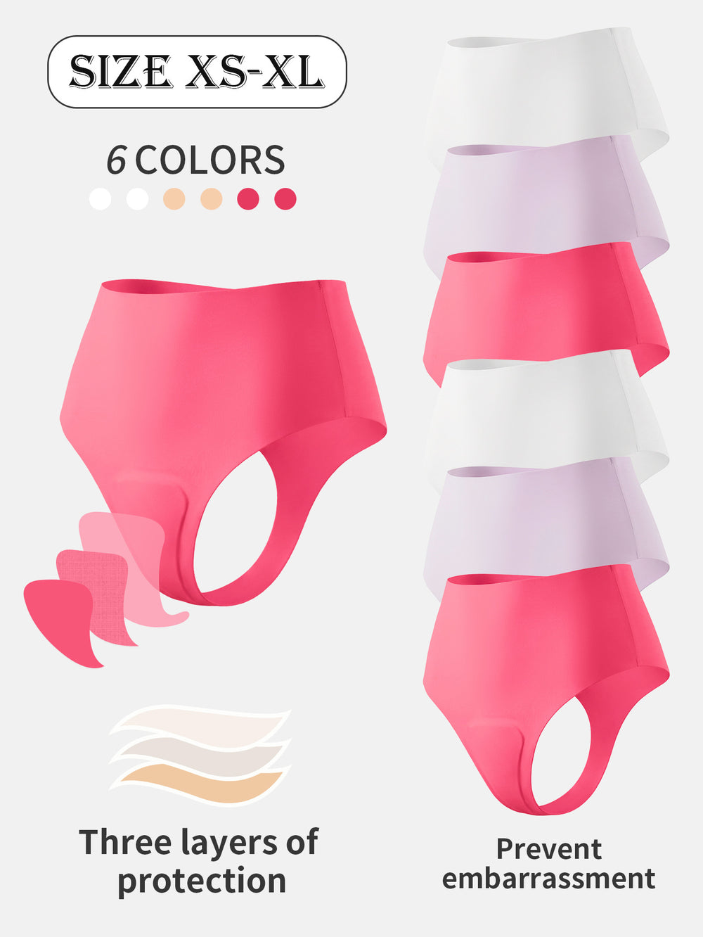 exclusive multi-color combination high waist seamless underwear women's sports yoga ice silk quick-drying anti-embarrassment line underwear