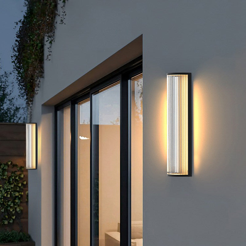 Outdoor modern waterproof courtyard light, exterior wall lamp, garden wall sconce, villa gate sides wall light, patio wall lamp