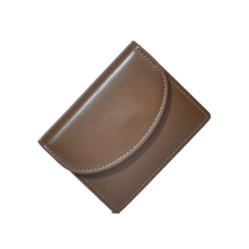 2024 new Korean ins women's bag, exquisite solid color simple card bag, multi-functional mouth red envelope, large-capacity wallet