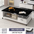 140cm black marble color + drawer