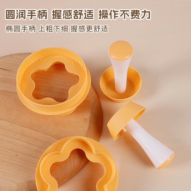 hot-selling creative cake cup press mold - household cookie cutter, donut, rice ball mold, diy baking tool