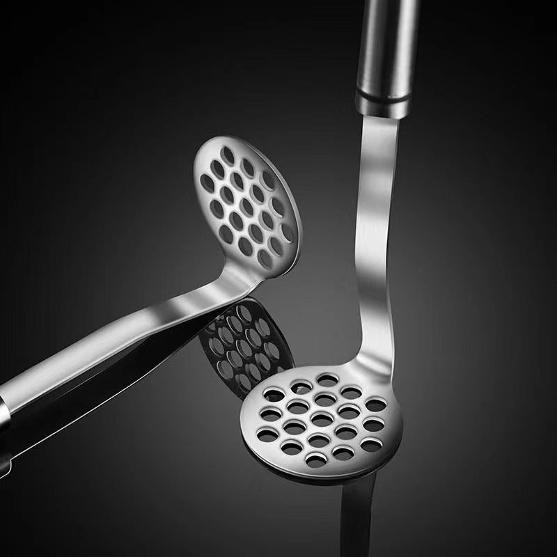 Stainless steel potato masher - baby food supplement tool - perfect for taro, purple sweet potato, and regular potato puree - manual masher and smasher