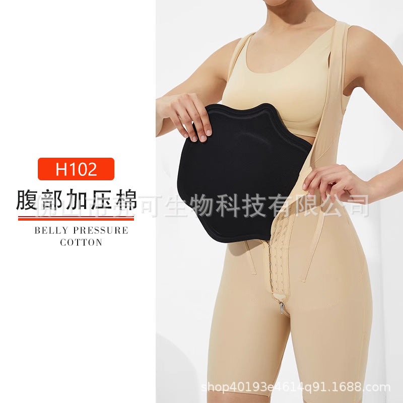 Post-abdominoplasty compression garment abdominal support pad postpartum recovery body shaping compression pad