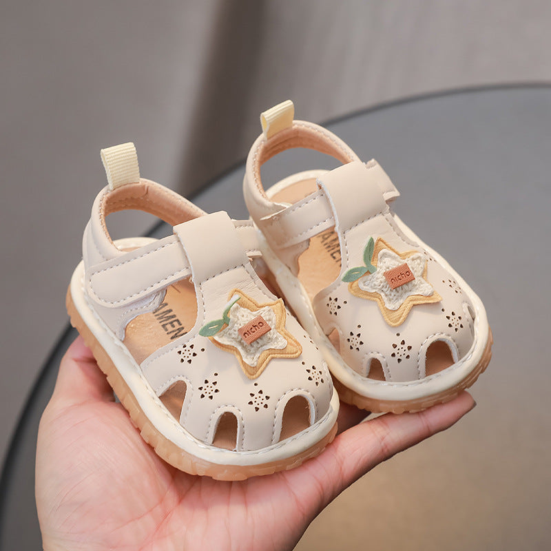 summer new arrivals: baby & toddler first walker shoes - cute cartoon design, lightweight & soft sole, squeaky shoes, adorable clogs