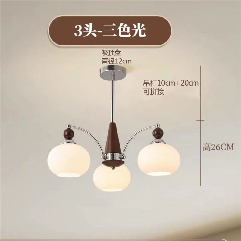 Nordic medieval style living room lamp chandelier modern casual restaurant chandelier study bedroom medieval magic bean chandelier lamp