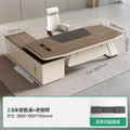 [upgraded e0 board] 2.8m boss table + side cabinet + chair