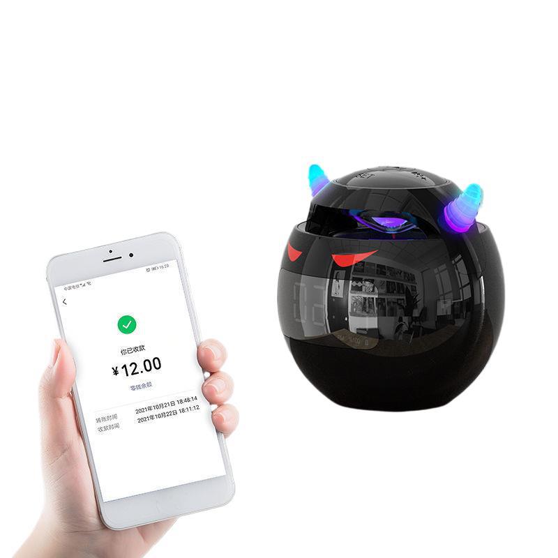 Shadow giant g90 smart ai wireless bluetooth speaker with multifunctional clock, radio, and dual alarm clock