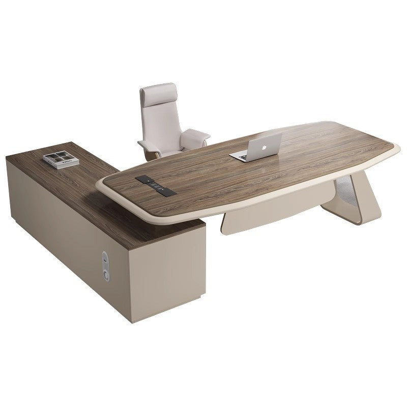 Customizable executive desk, boss desk, minimalist modern executive office desk, office desk and chair set, manager's desk