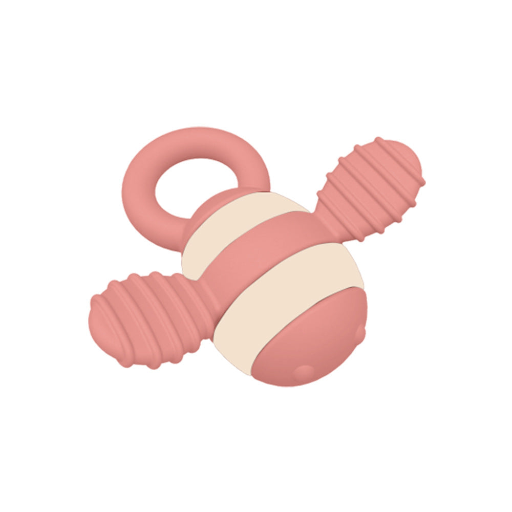 Cross-border baby lion bee toothpaste food grade silicone soothing molar stick baby grasping teething toothpaste toy