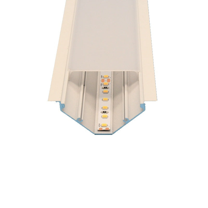 Luminous top corner line light, plaster line light with ceiling-free living room ceiling LED lighting, luminous corner line light