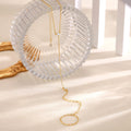 2025 amazon bestseller: new fashion metal ball anklet for women, multi-layer gold bead chain, unique anklet ring