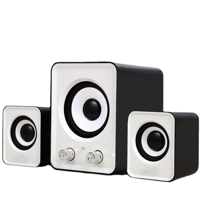 Ft202 laptop desktop computer small speaker 2.1 multimedia mini speaker mobile phone subwoofer speaker