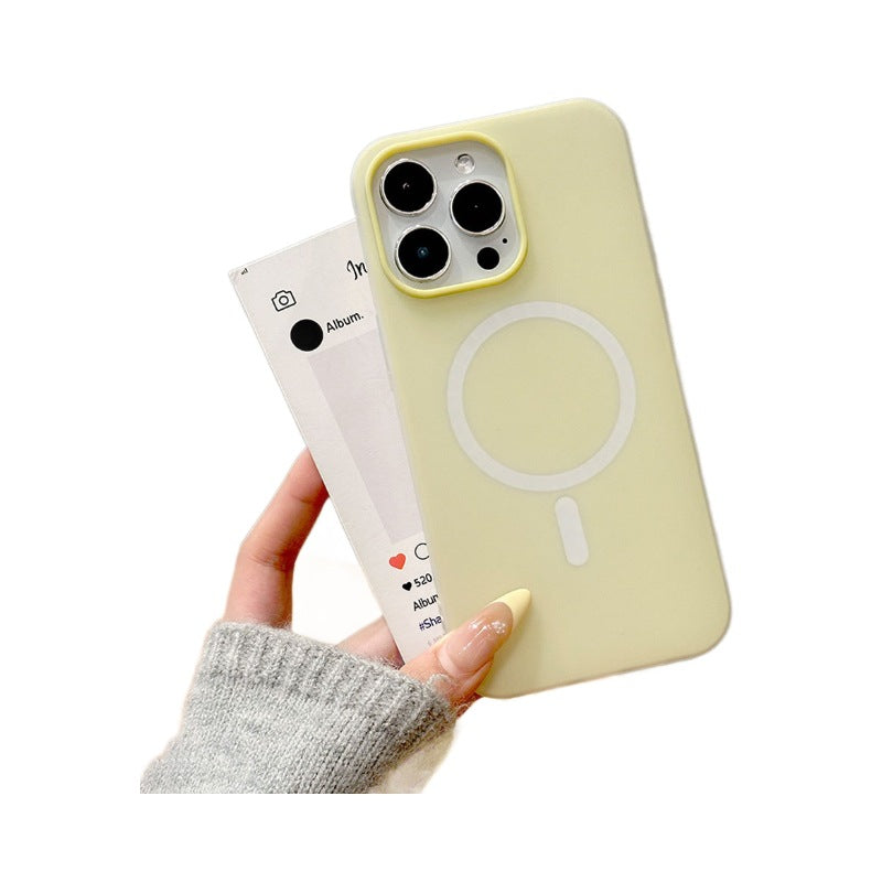 2-in-1 jelly magnetic case for iphone 16 pro max, apple 15 skin-feel matte protective cover for iphone 14