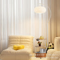 Frenchcasual floor-standing fishing stereo fish scale petals soft light b&b guest room living room multi-functional storage floor lamp