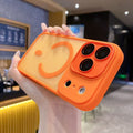 Suitable for iphone17 love horse orange mobile phone case 15 ya shield skin-feeling frosted magnetic suction apple 16 lens film protective cover