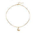 Wholesale versatile star necklace cross-border jewelry european and american alloy moon pendant women's minimalist high-end clavicle chain