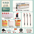 Calligraphy starter kit for beginners: wolf & mixed hair brush set with water writing cloth, ink, and paper - perfect for kids and elementary school students