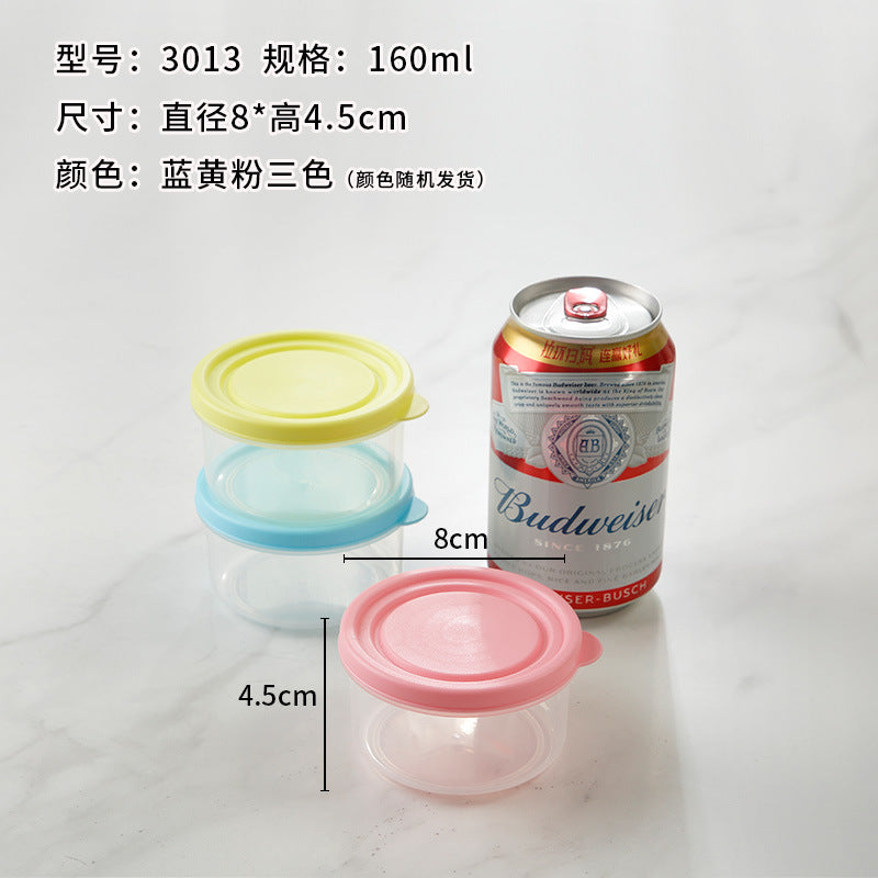 Mini transparent plastic box Small fresh-keeping box Food sealed storage box School kindergarten food sample box