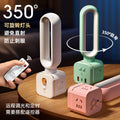 Socket cube with usb port, fast charger, multifunctional home vertical power strip, power strip with cord, and table lamp