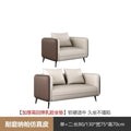 Business reception area, meeting & negotiation zone, executive office: genuine leather office sofa & coffee table set with latex cushion accessories