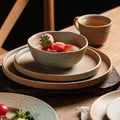 Vintage japanese ceramic dinnerware set - high-style plates, bowls, and dishes for restaurants and home use - steak plates, dinner plates, soup bowls