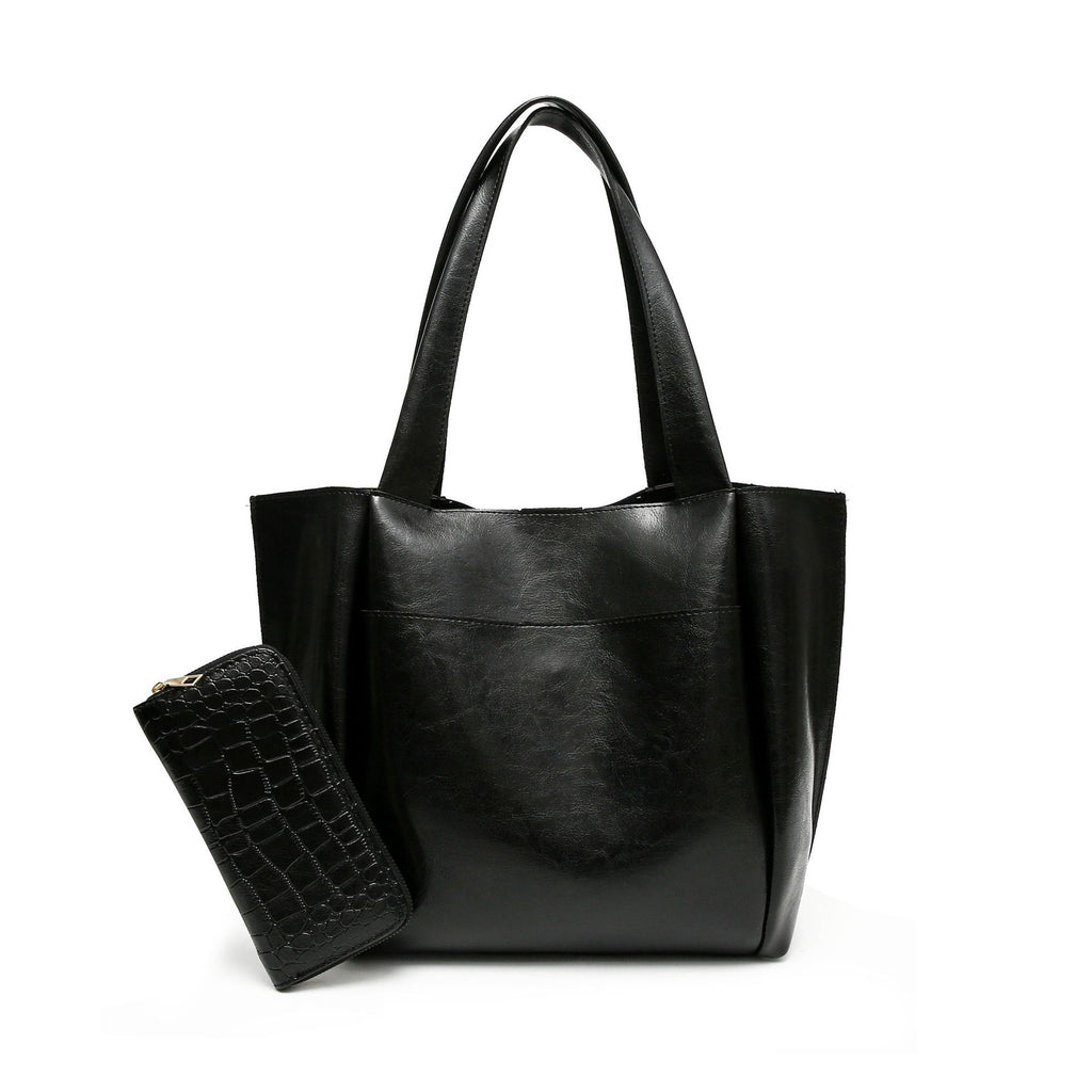 Cross-border  mother and child bag 2025 new retro armpit bag large-capacity commuter shoulder bag fashionable tote bag