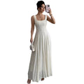 summer  new arrivalknittingcut outpure colordresssexy silm suspender long skirt