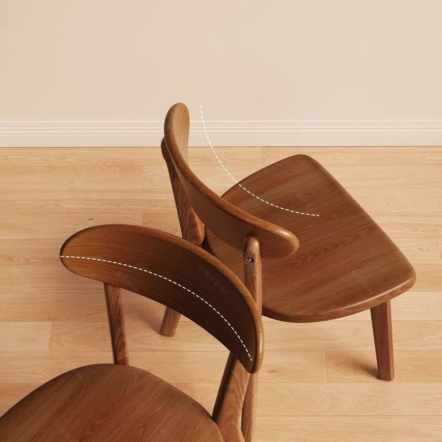 Solid wood chair back chair for home dining table chair restaurant dining stool office chair casual chair solid wood desk chair