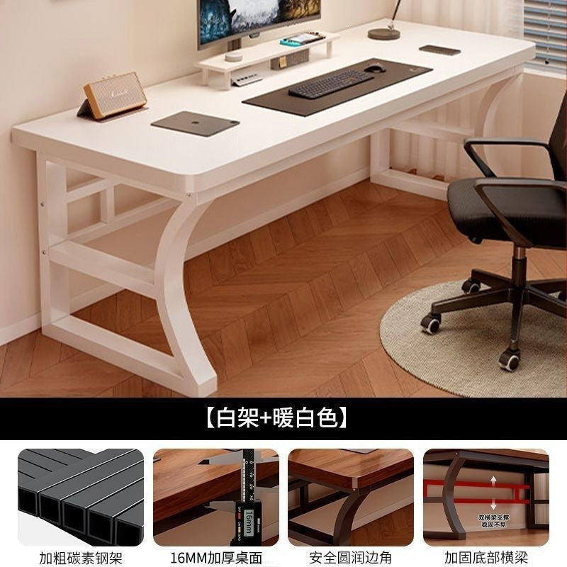Computer desk desktop gaming table home with storage shelf office desk chair simple desk bedroom study writing desk