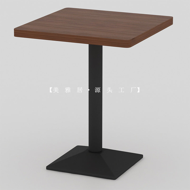 Company school unit canteen hotel solid wood tables and chairs food city snack bar one table four chairs dining table and chair combination