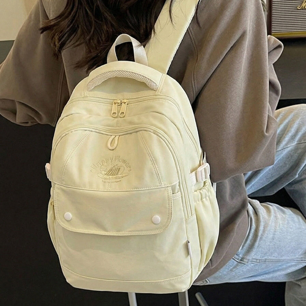 high-value elementary school, junior high school, and high school student backpacks for girls – large capacity, japanese-style, cute, minimalist double backpacks