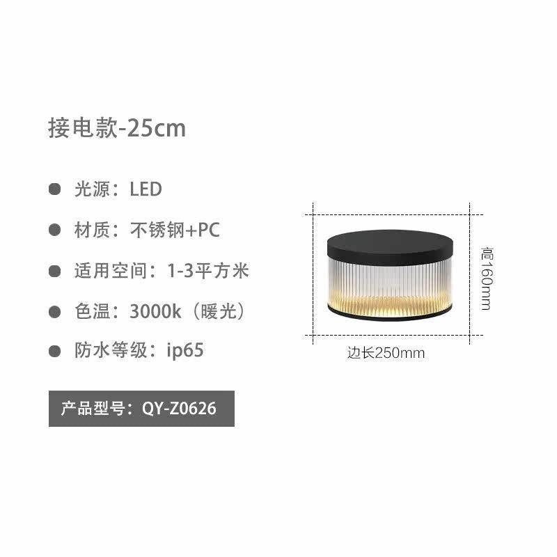 Outdoor pillar lights, garden post lights, fence post lights, solar waterproof garden pillar lights, villa column lights