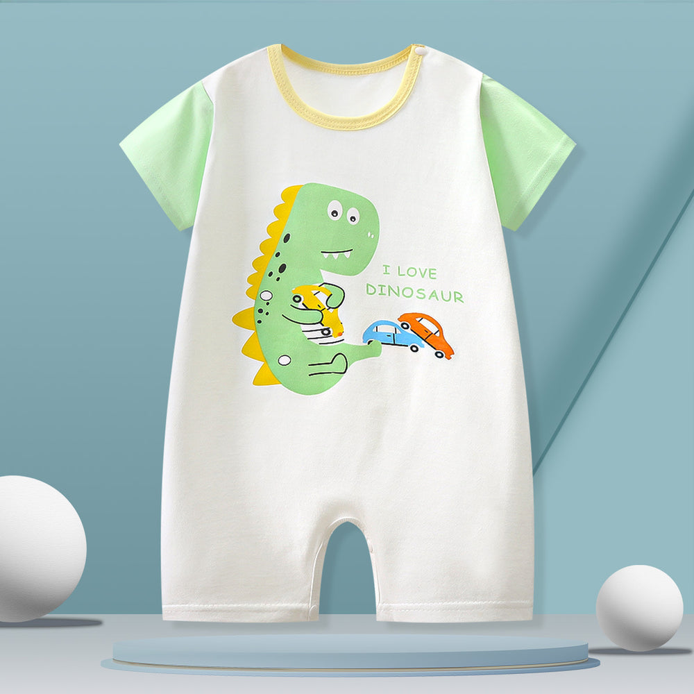 Baby rompers pure cotton summer outfit baby clothes kids short sleeve newborn bodysuit children's clothing