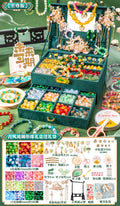 Supreme emerald glazed phoenix crown [ancient style glazed beads gift box] gift bag + ancient style display stand