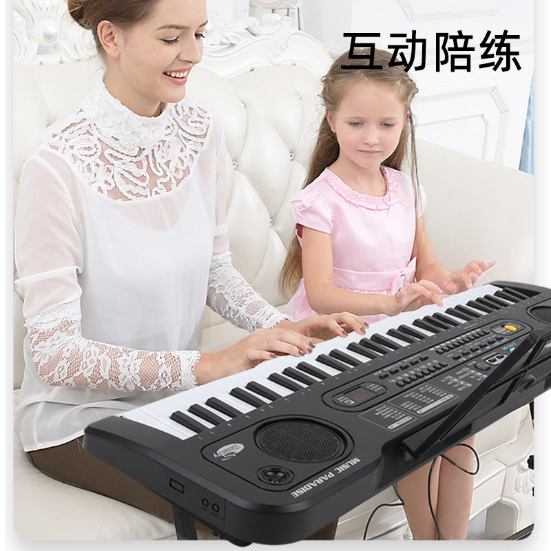 61-key digital keyboard electronic piano for adults and beginners - multifunctional musical instrument toy for boys and girls