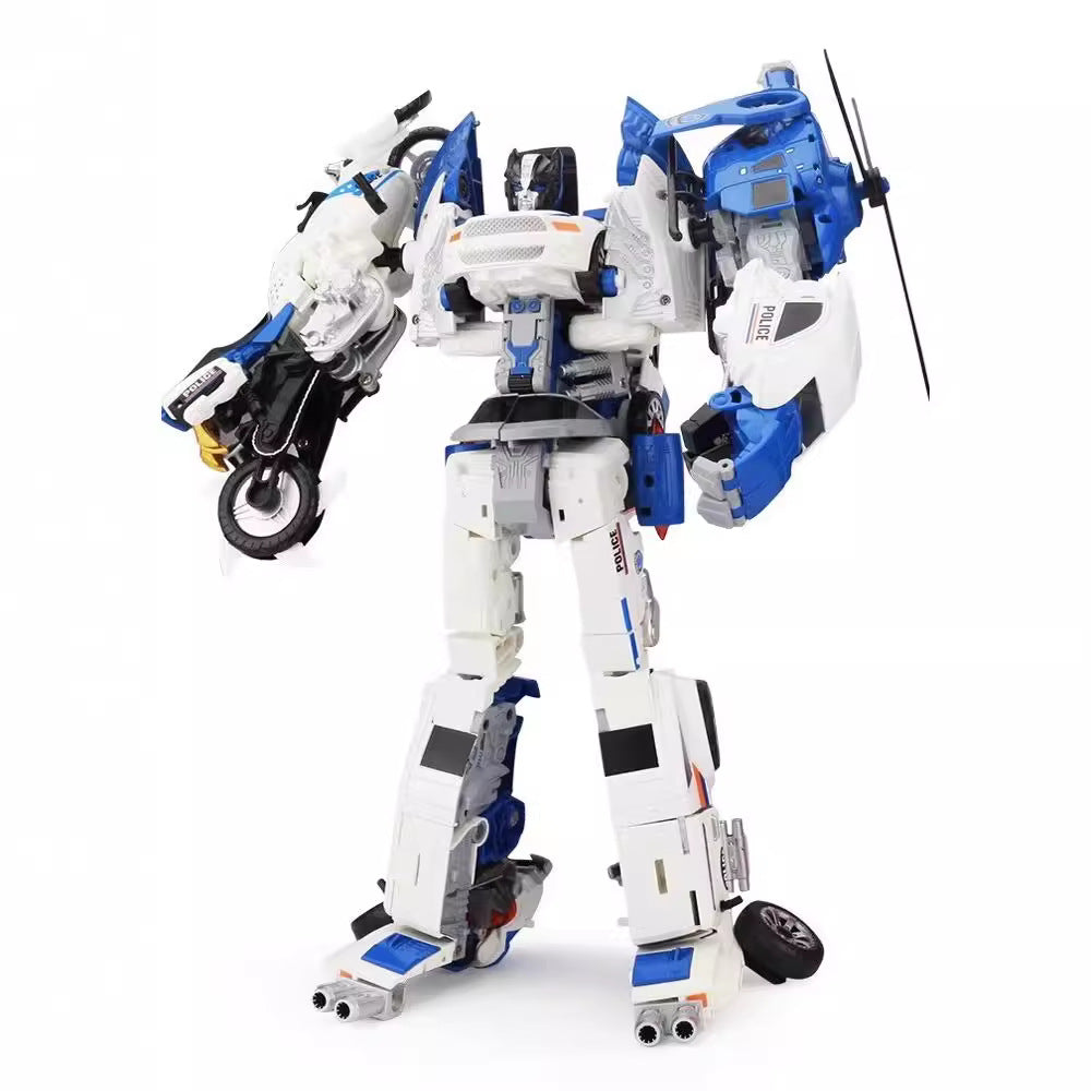 Transforming robot toy for boys, children's educational assembly car model, king kong mech suit, ages 1-3-6