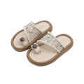 Vancahao kids' fashion beaded sandals & slippers -  summer new collection - girls' open-toe flip-flops for outdoor wear