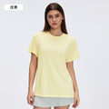 【customization available】loose fit women's short-sleeve yoga & activewear t-shirt - factory direct, supports custom oem/odm