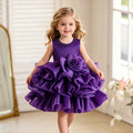 European and american style cross-border girls' dresses - baby girl birthday & first birthday cake dress - beaded tutu princess dress