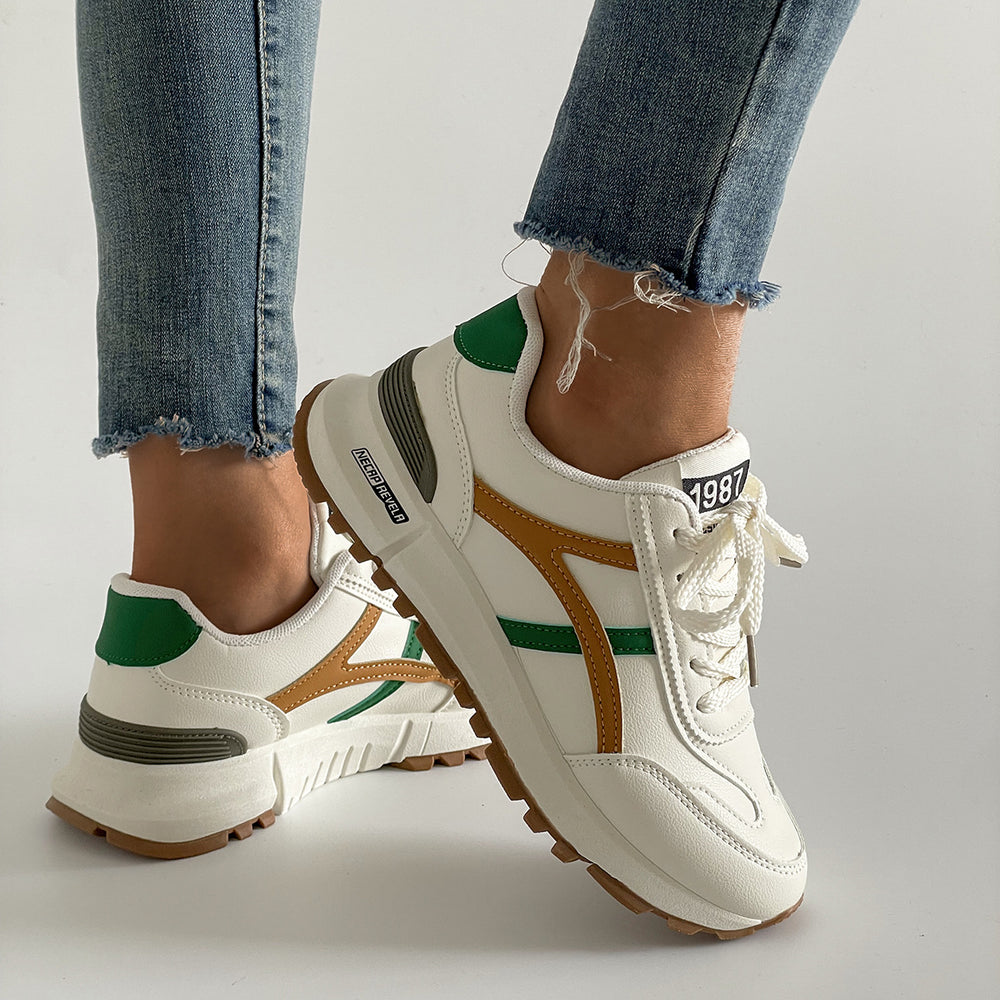 export lightweight athletic shoes for women, 2026 spring new arrivals, versatile soft sole non-slip casual sneakers, agar running shoes