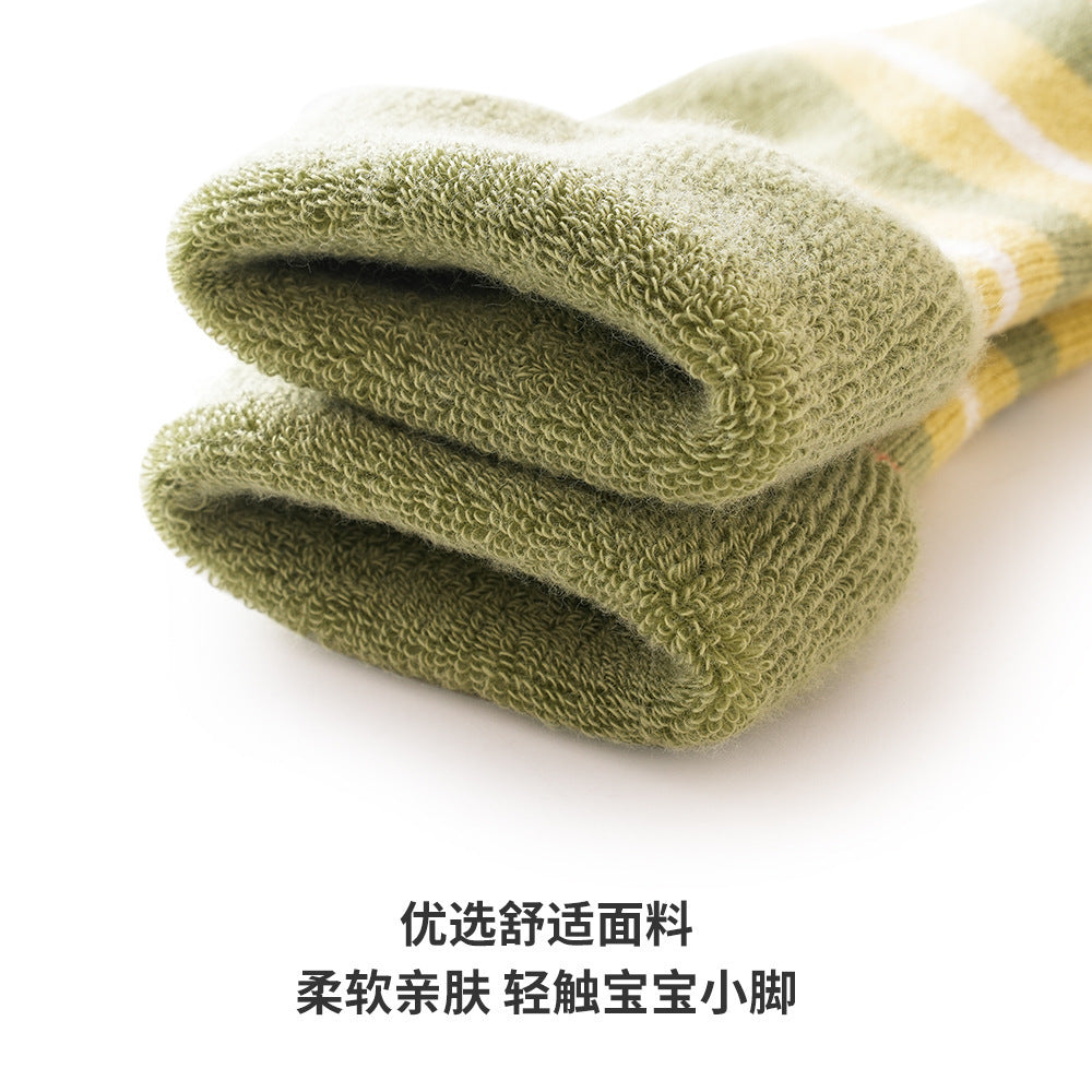 Babylon terry thickened fall and winter baby socks infant newborn socks knee socks cotton socks kids socks heattech