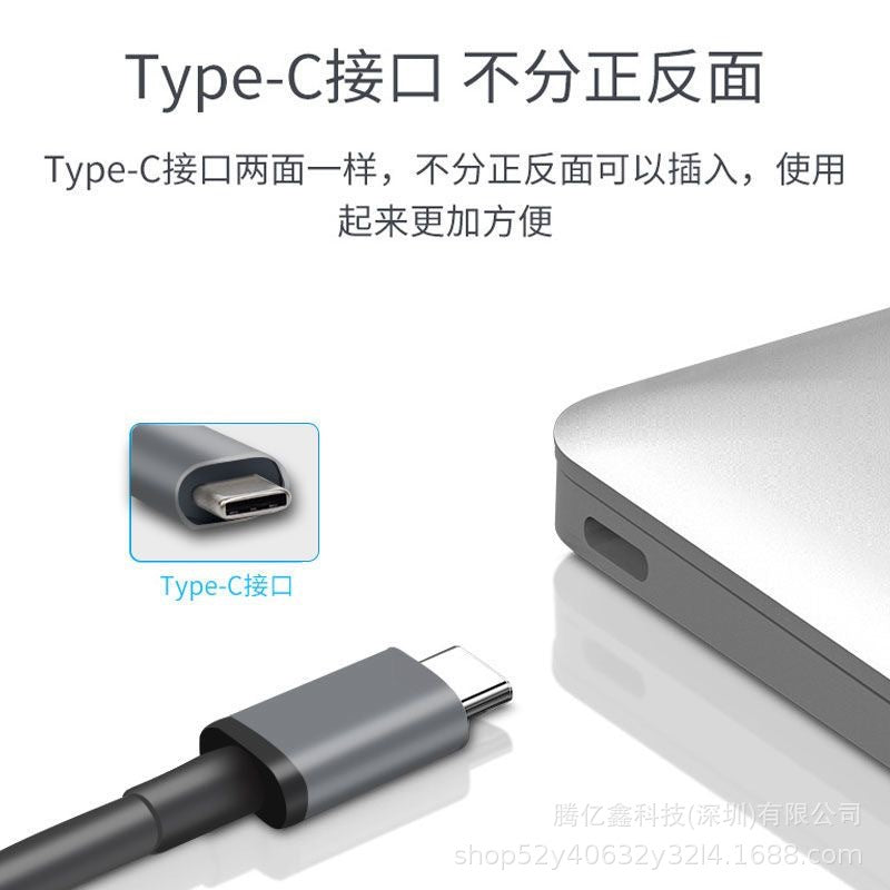 Type-c docking station usb-c to hdmi/vga converter suitable for macipad huawei multi-interface