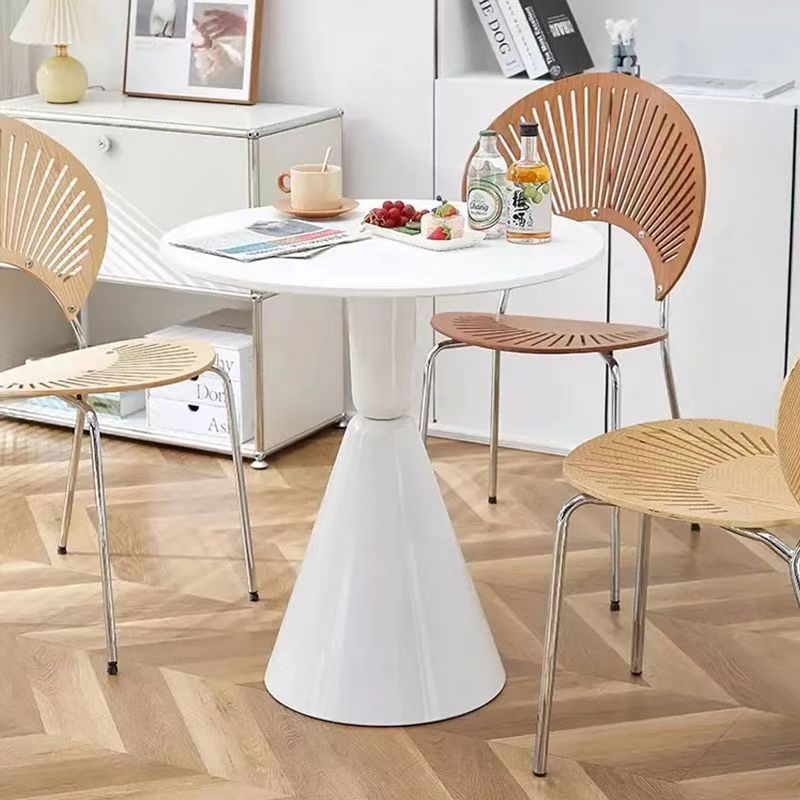 Cream style french garden table dining table small apartment for home slate table and chair combination accessible luxury reception negotiation balcony table