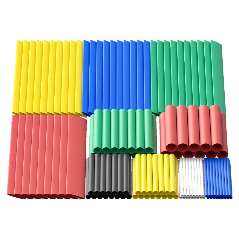 Boxed heat shrinkable tube Color flexible wire protective cover, wiring cover Data cable Charging cable Repair shrink insulation