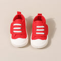 Kids' canvas shoes - breathable spring/autumn fashion sneakers for boys and girls - anti-slip velcro closure, soft sole