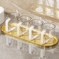 Classy accessible luxury student tooth cup for home plastic toothbrush cup couple wash cup toothbrush cup mouthwash cup