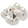 Clogs fleece-lined women's outwear winter 2023new arrivalthick soleincreased popularcasualheattechnon-slip cotton shoes for women